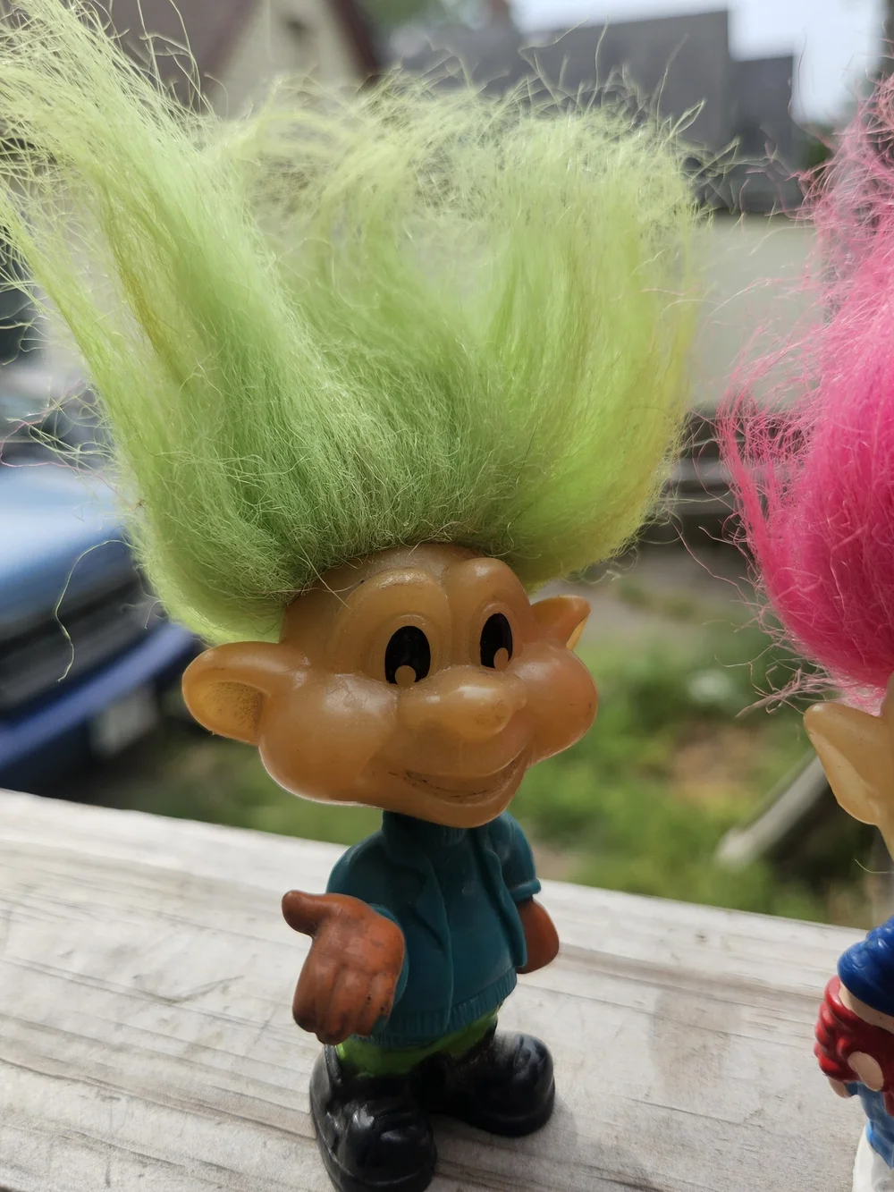 Vintage 1993 Burger King Kids Club Glow-in-the-Dark Troll Toys